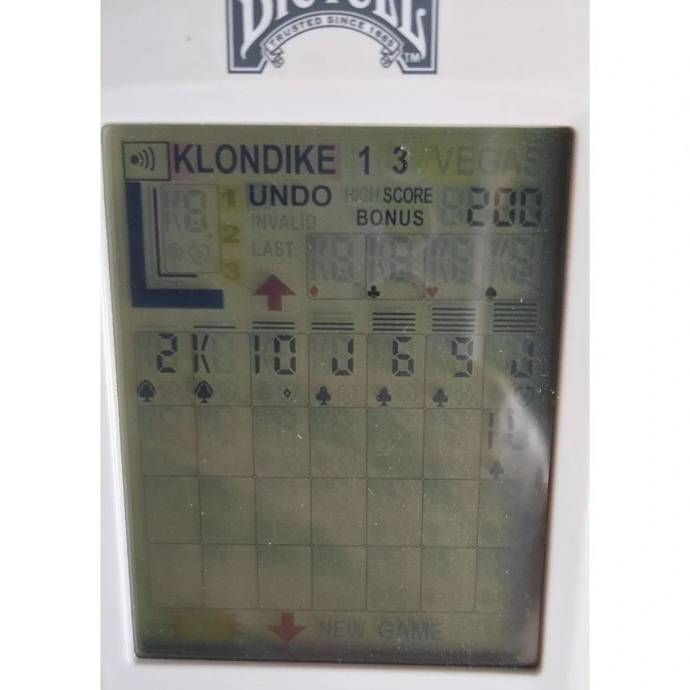 Bicycle Illuminated Solitaire Handheld Electronic Game 2-in-1 2006 Techno Source